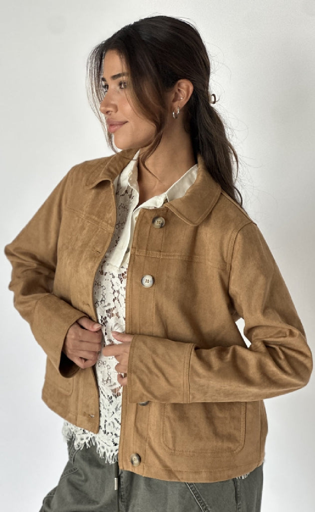 Continue Jakke - Paige - Nougat