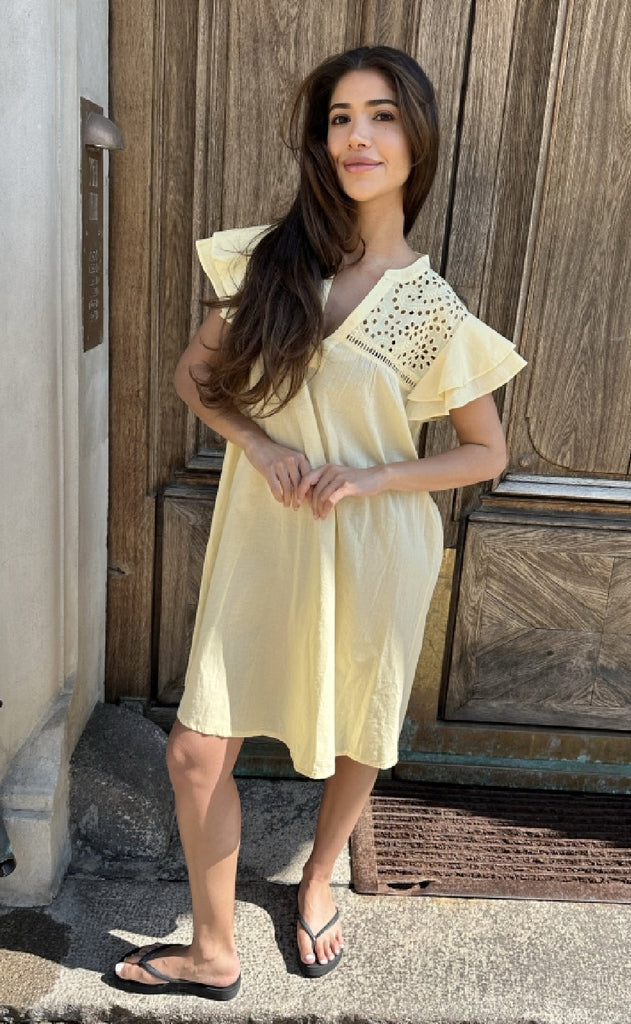 Continue Kjole - Christel - Yellow