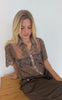 Continue Skjorte - Paloma Lace - Caramel