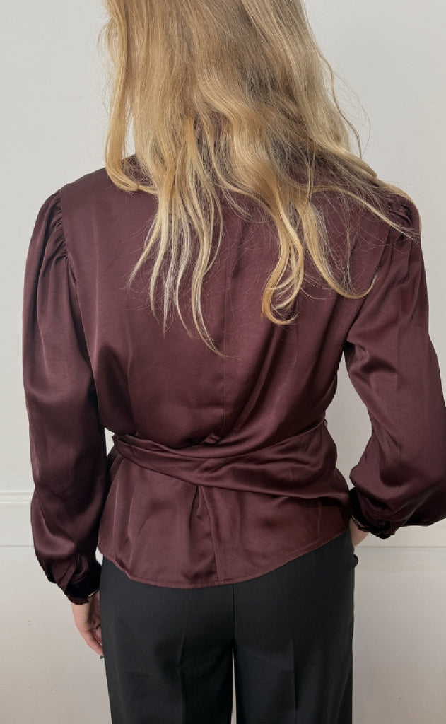 Continue Skjorte - Roseanne - Bordeaux