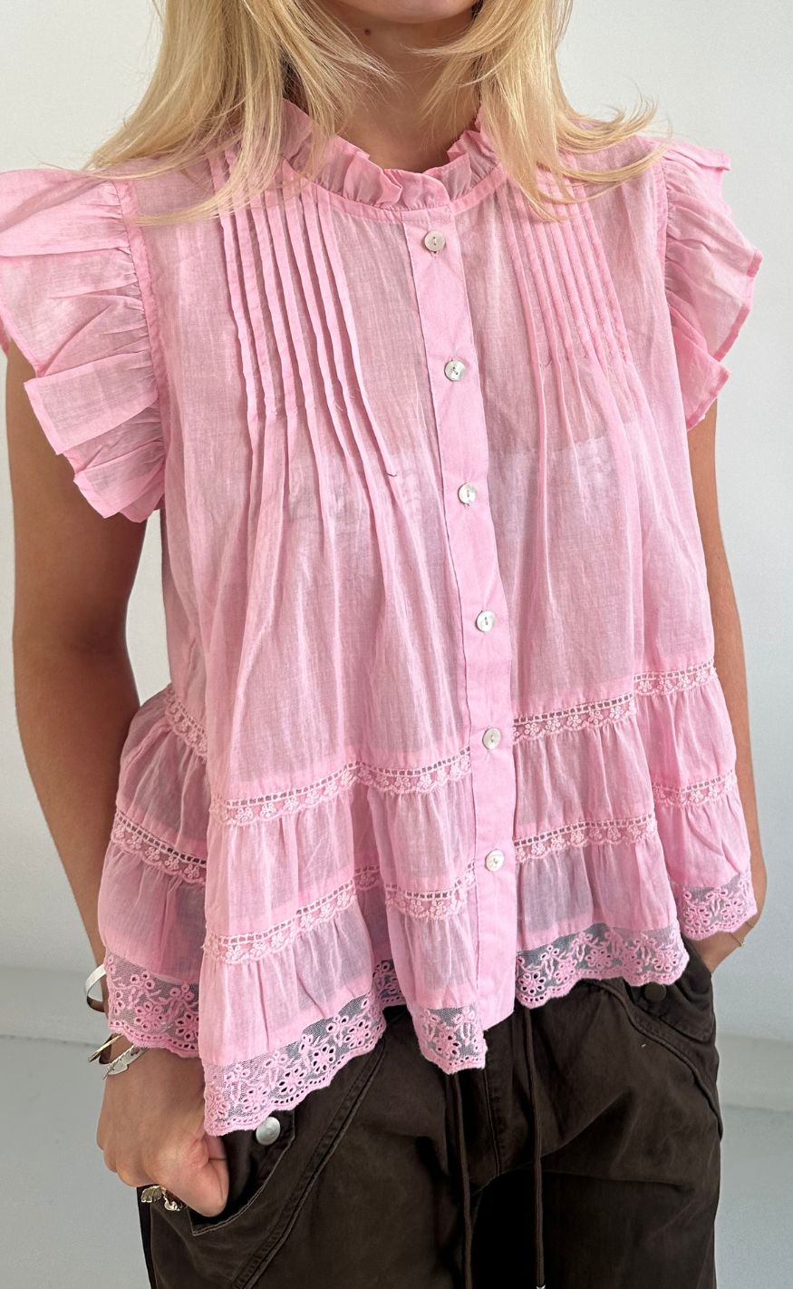 Continue Topp - Audrey - Light Pink