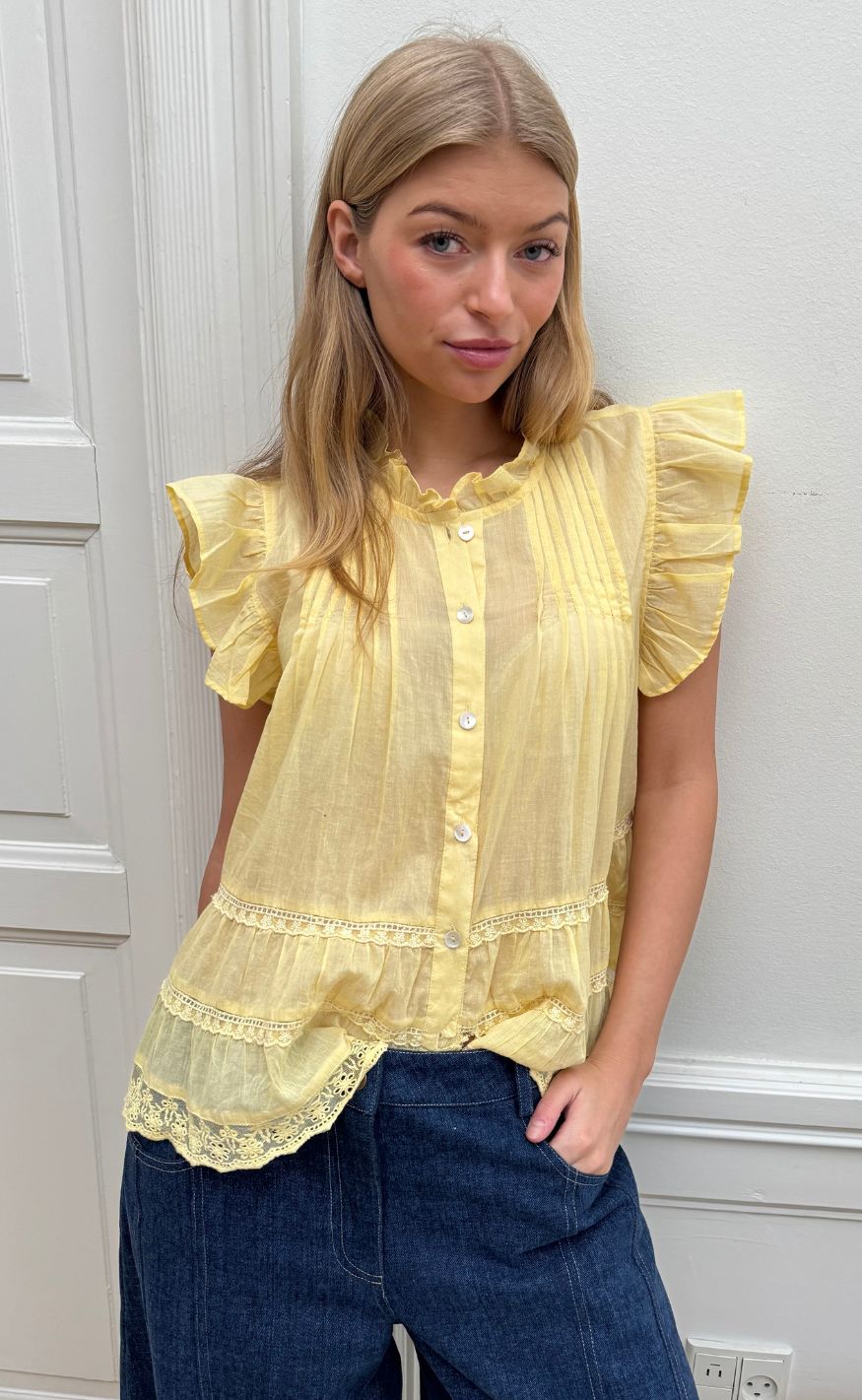 Continue Topp - Audrey - Yellow