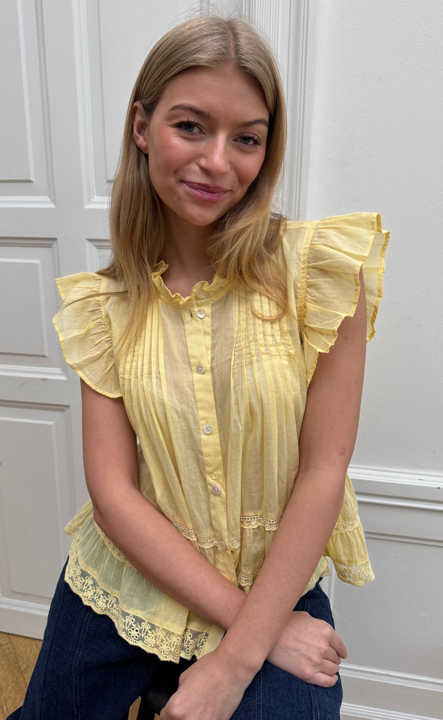 Continue Topp - Audrey - Yellow