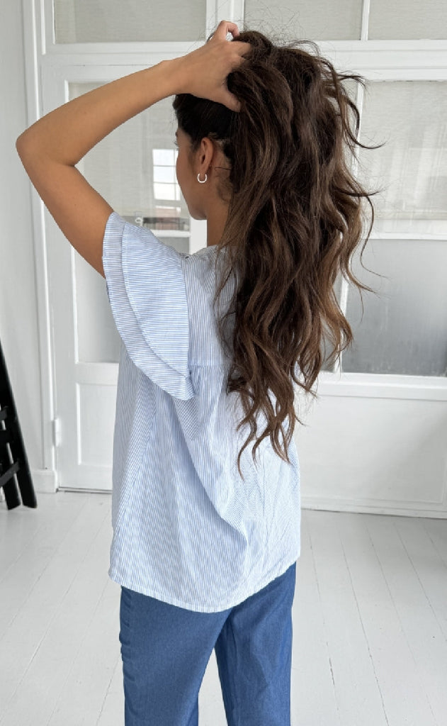 Continue Topp - Chrisel - Blue Stripe