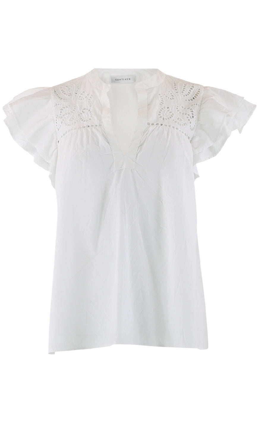Continue Topp - Chrisel - White