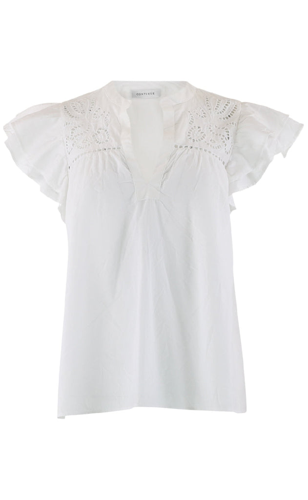 Continue Topp - Chrisel - White