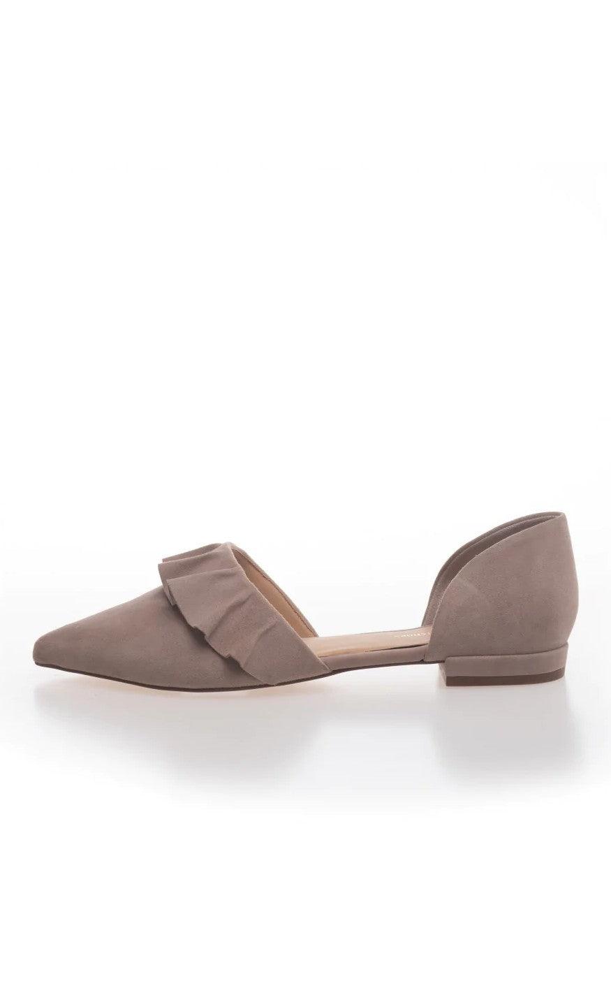Copenhagen Shoes Loafers / Ballerina - New Romance 23 Suede - Beige
