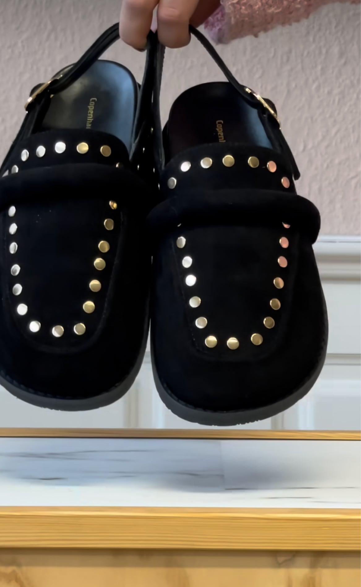 Copenhagen Shoes Sandaler - Milla - Black Suede