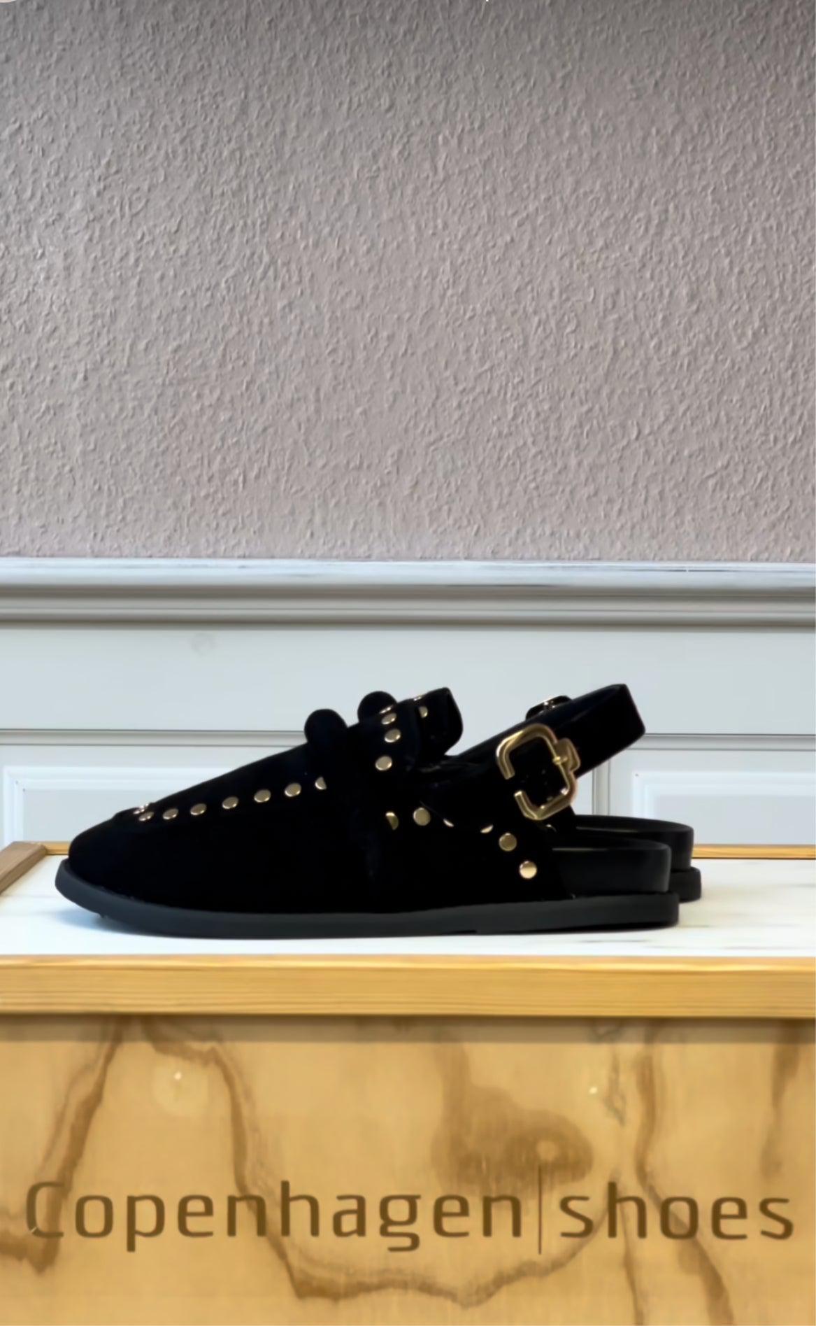 Copenhagen Shoes Sandaler - Milla - Black Suede
