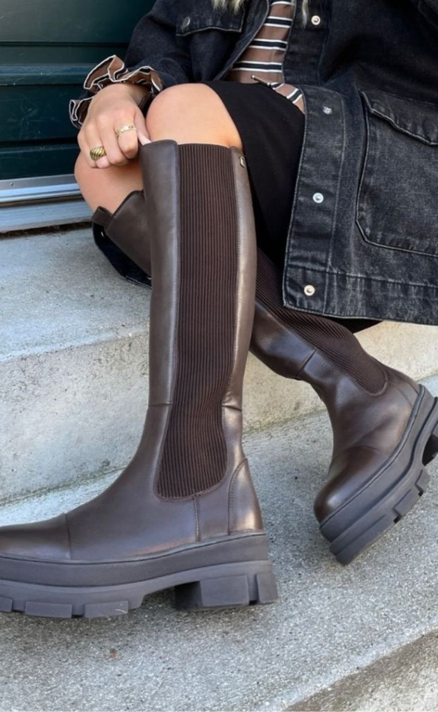 Copenhagen Shoes Støvle - Follow Me And More - Dk Brown