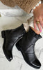 Copenhagen Shoes Støvlett - Margaret - Black W/Patent Toe