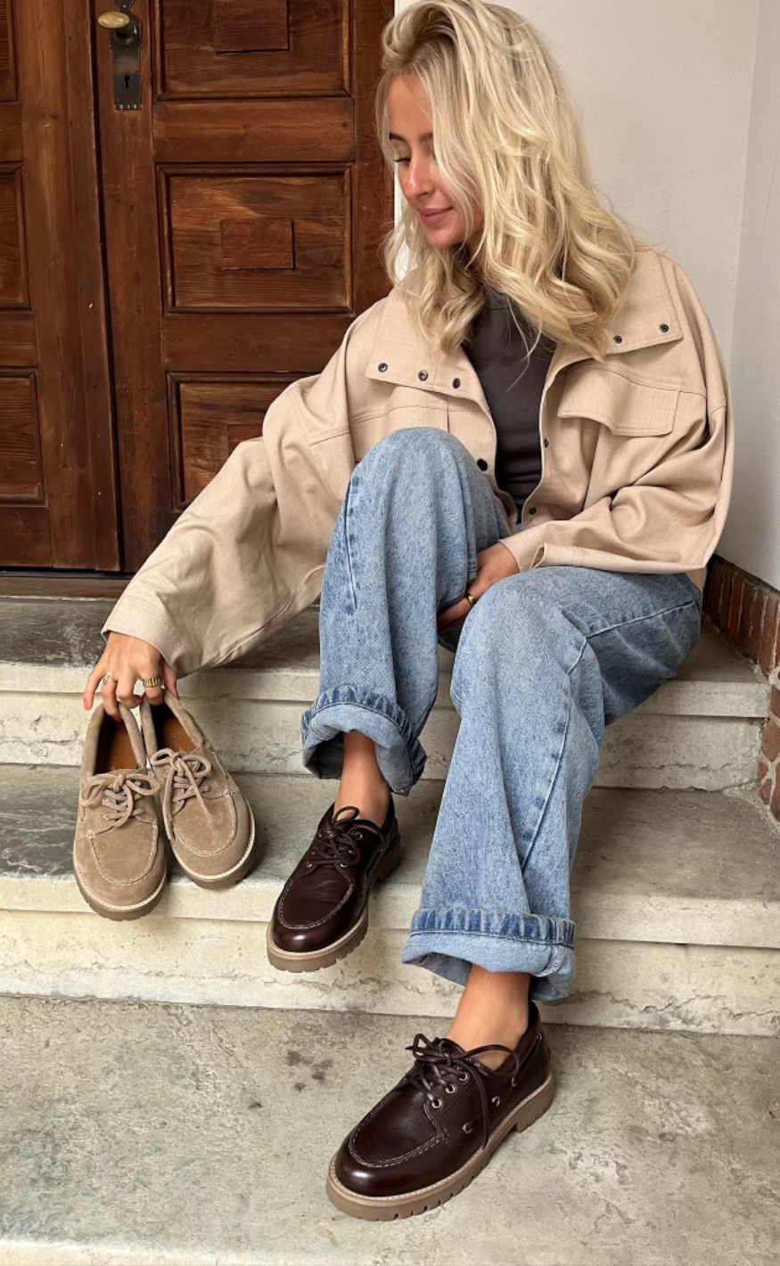 Copenhagen Shoes - The Walks Suede - Biscuit