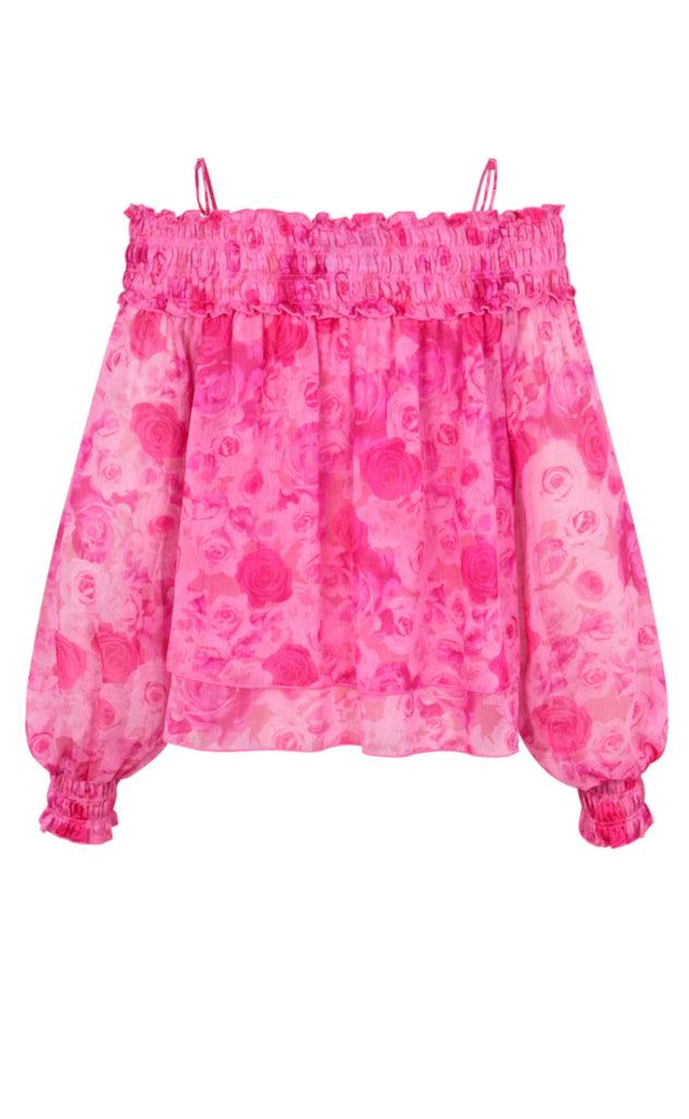 Cras Bluse - Sierra - Pink Rosegarden