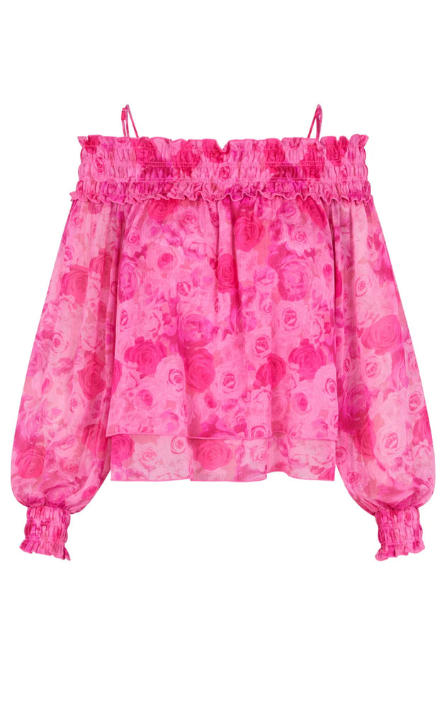 Cras Bluse - Sierra - Pink Rosegarden