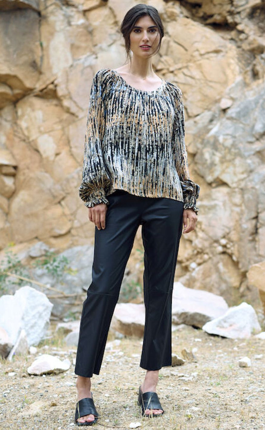 Culture Bukser - Casssandra - Black