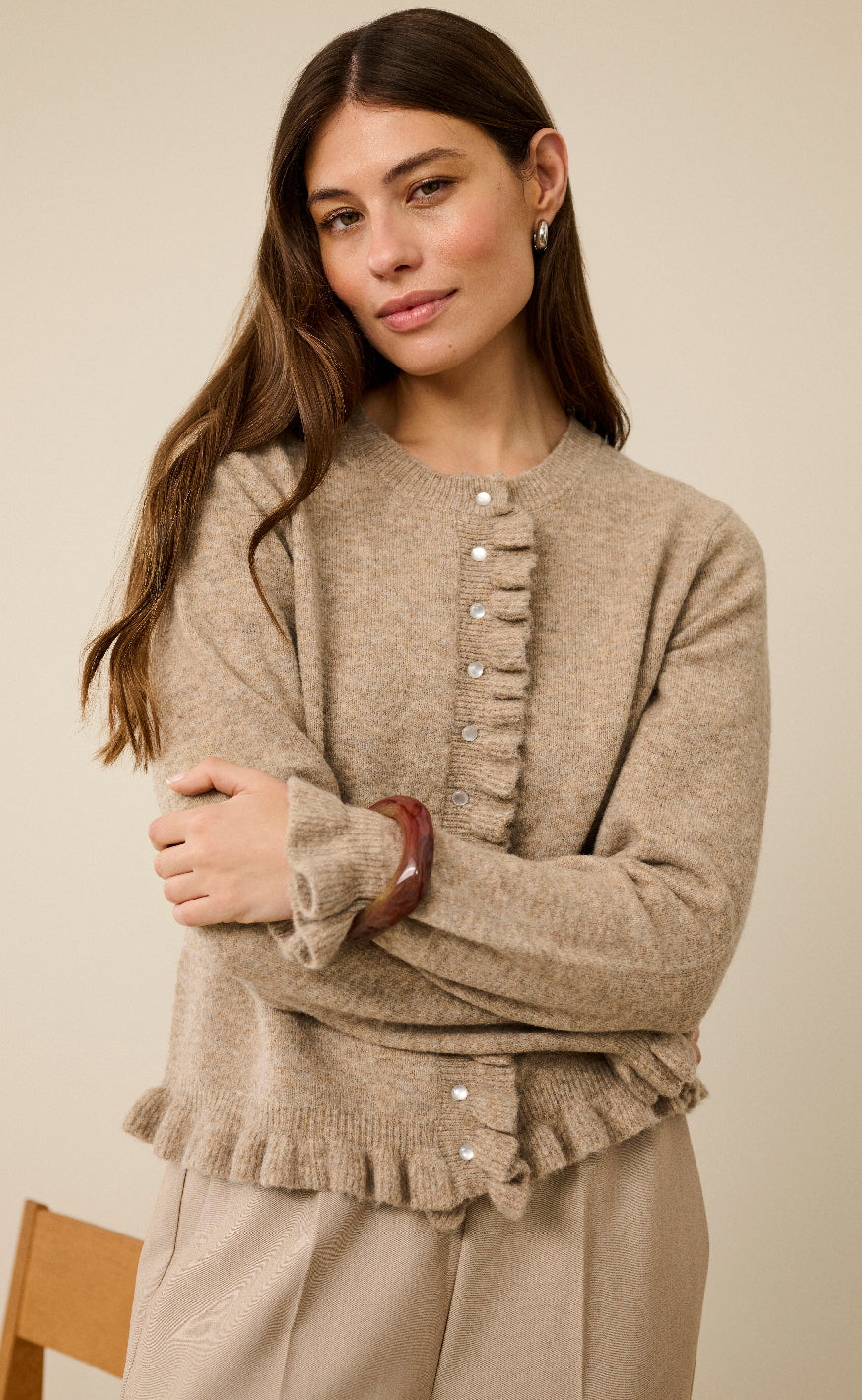 Culture Cardigan - Julietta - Dune Melange