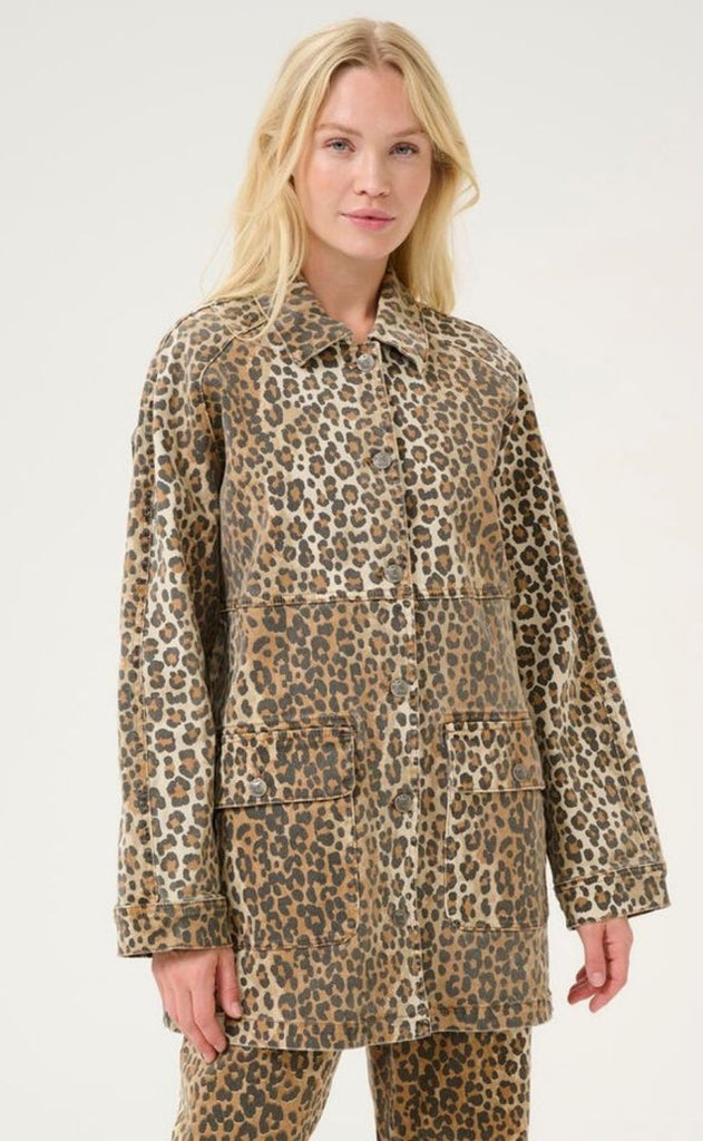 Culture Jakke - Aliena Embroidery - Leopard