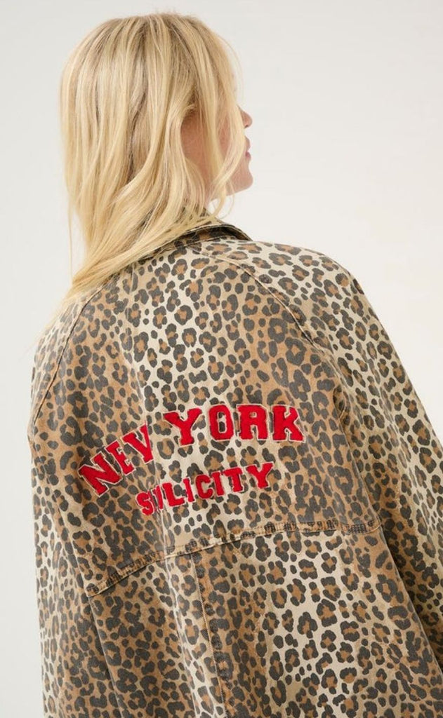 Culture Jakke - Aliena Embroidery - Leopard