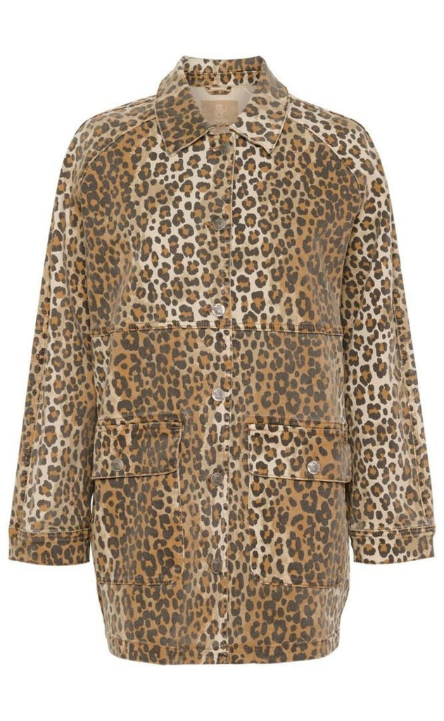 Culture Jakke - Aliena Embroidery - Leopard