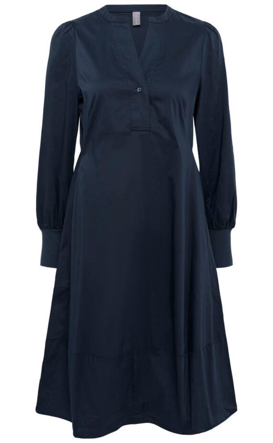 Culture Kjole - Antoinett Rib - Blue Iris