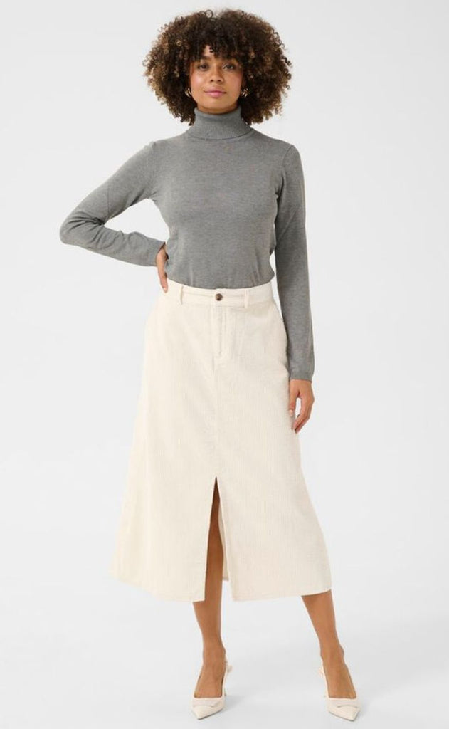 Culture Skjørt - Klay - Whitecap