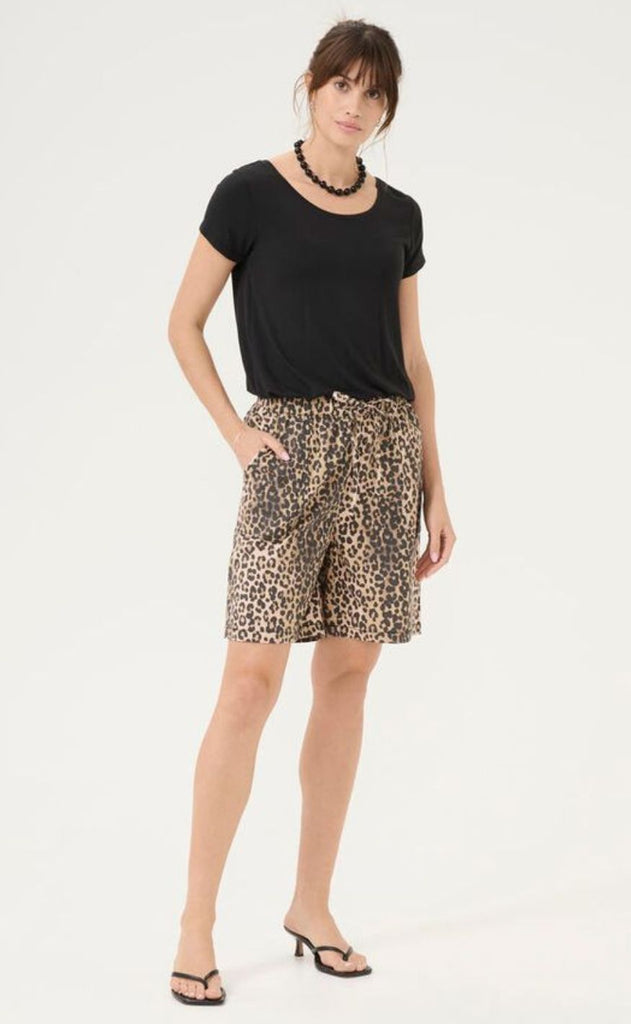 Culture Shorts - Halina - Leopard Wash