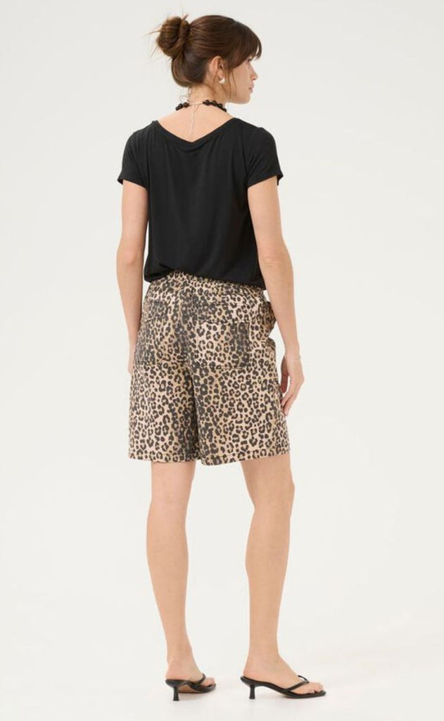 Culture Shorts - Halina - Leopard Wash
