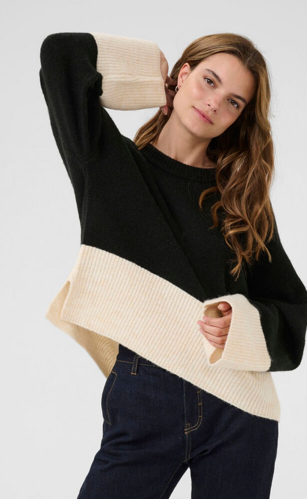 Culture Genser - Kimmy - Black/Whitecap