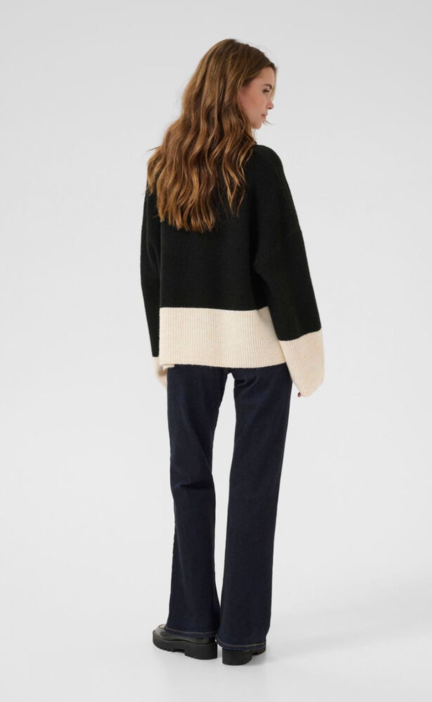 Culture Genser - Kimmy - Black/Whitecap