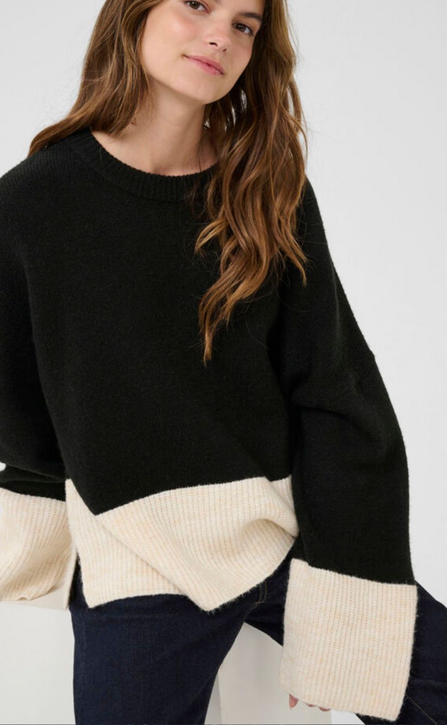 Culture Genser - Kimmy - Black/Whitecap