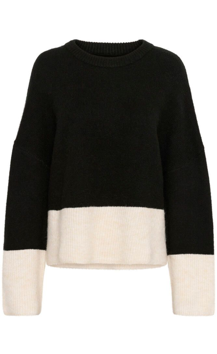 Culture Genser - Kimmy - Black/Whitecap