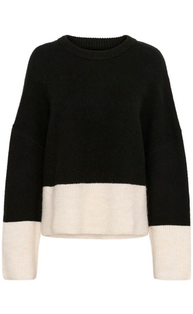 Culture Genser - Kimmy - Black/Whitecap