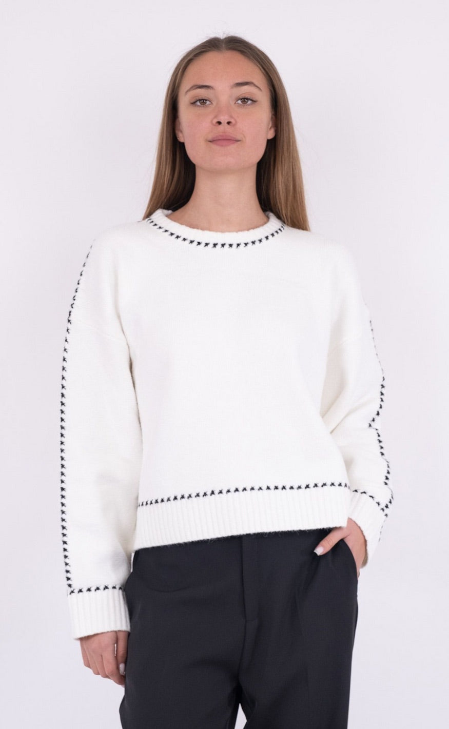 Neo Noir Bluse - Detri - Off White