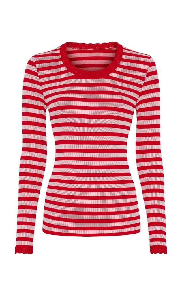 Tim & Simonsen Bluse - Isa Frida - Rosso/Bianco
