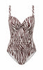 Unica Copenhagen Badedrakt - Alma - Brown Zebra
