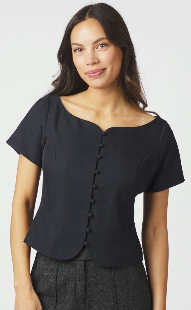 Neo Noir Topp - Tango Structure - Dark Navy