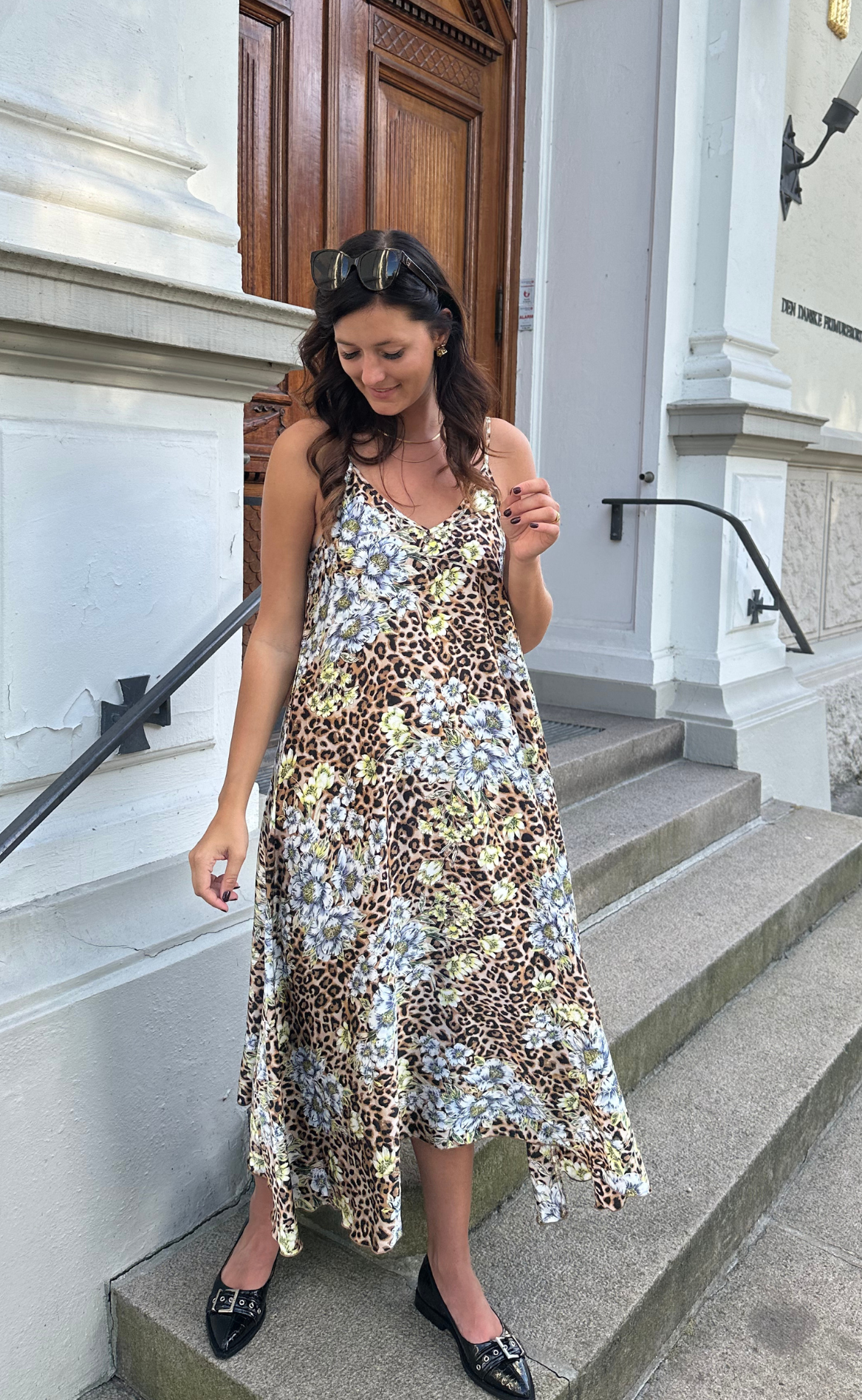 INA Copenhagen Kjole - Klara - Leopard Flower