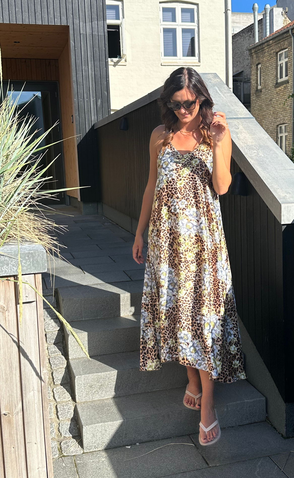 INA Copenhagen Kjole - Klara - Leopard Flower