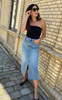 Luxzuz Skjørt - Jeansana - Faded Denim