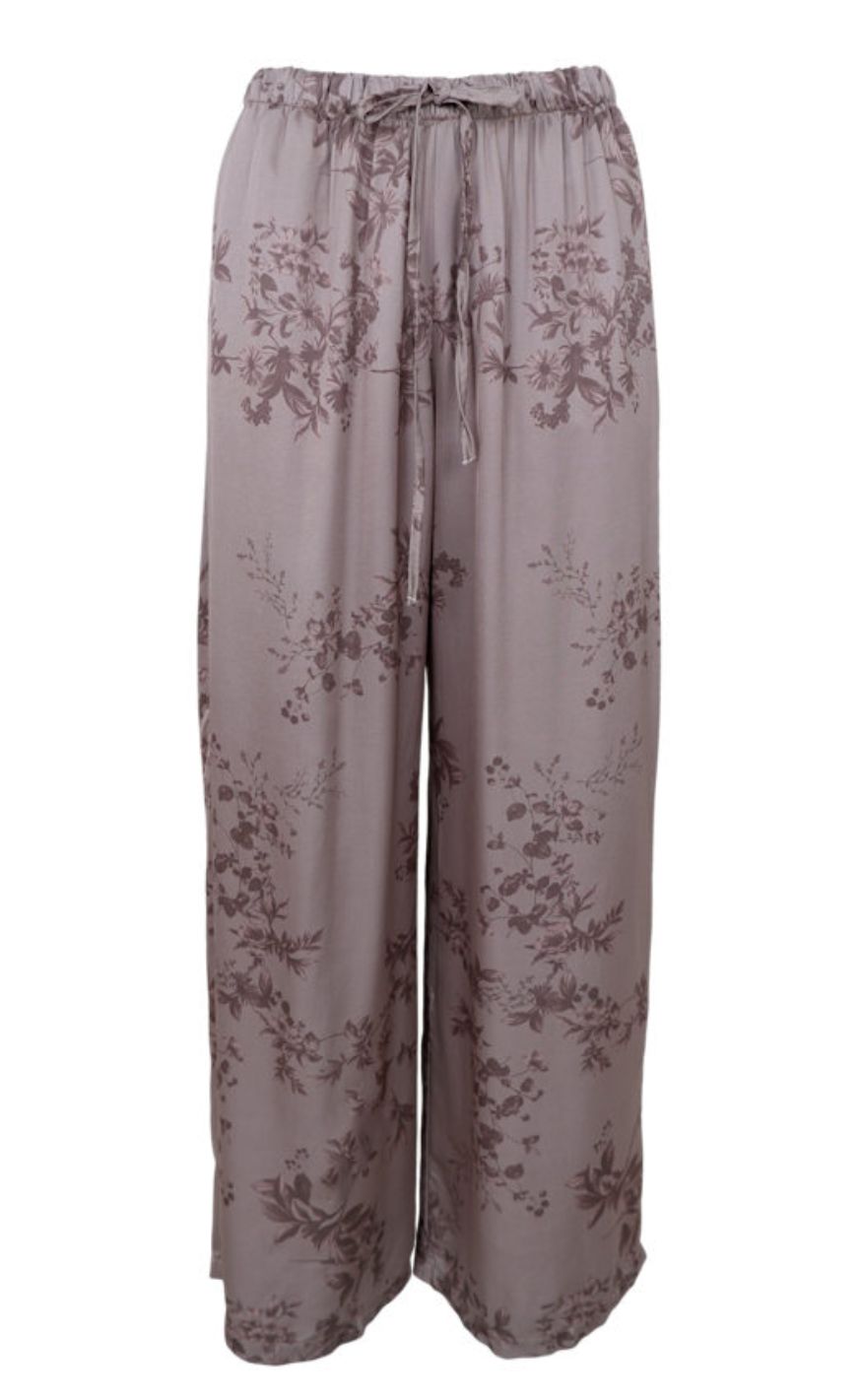 Black Colour Bukser - Nancy - Taupe