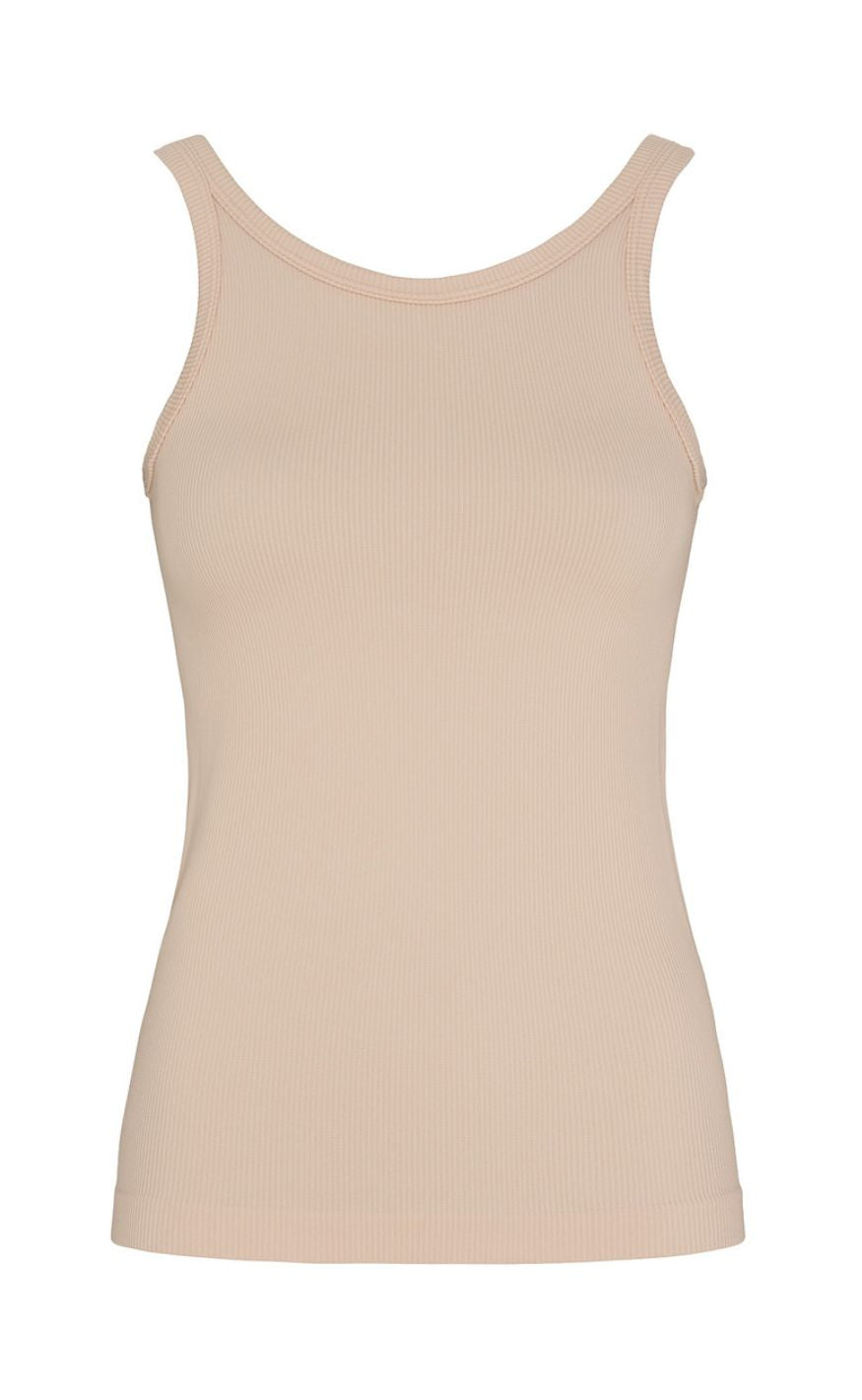 Tim & Simonsen Topp - Lone Rib Tank - Cipria