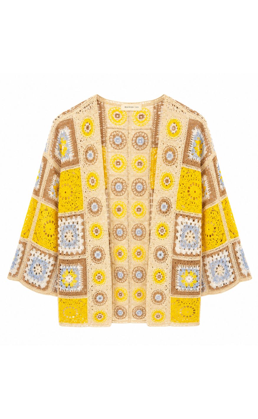 Luxzuz Cardigan - Poulina - Tender Yellow