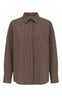 Say INA Copenhagen Skjorte - Vega - Dark Brown Check