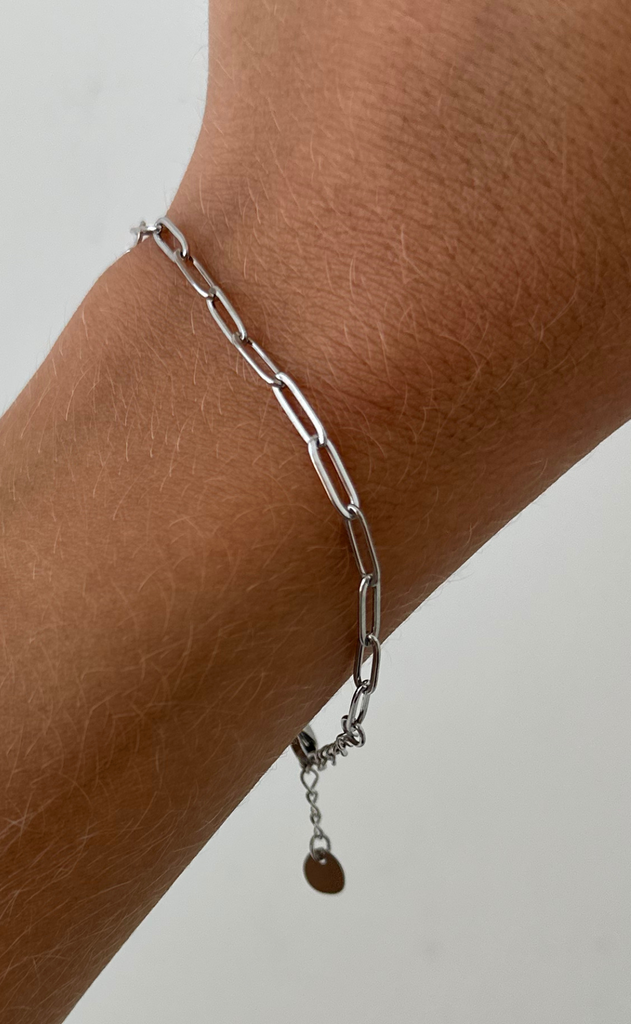 Smykkeli Copenhagen Armbånd - Santiago - Silver Colour