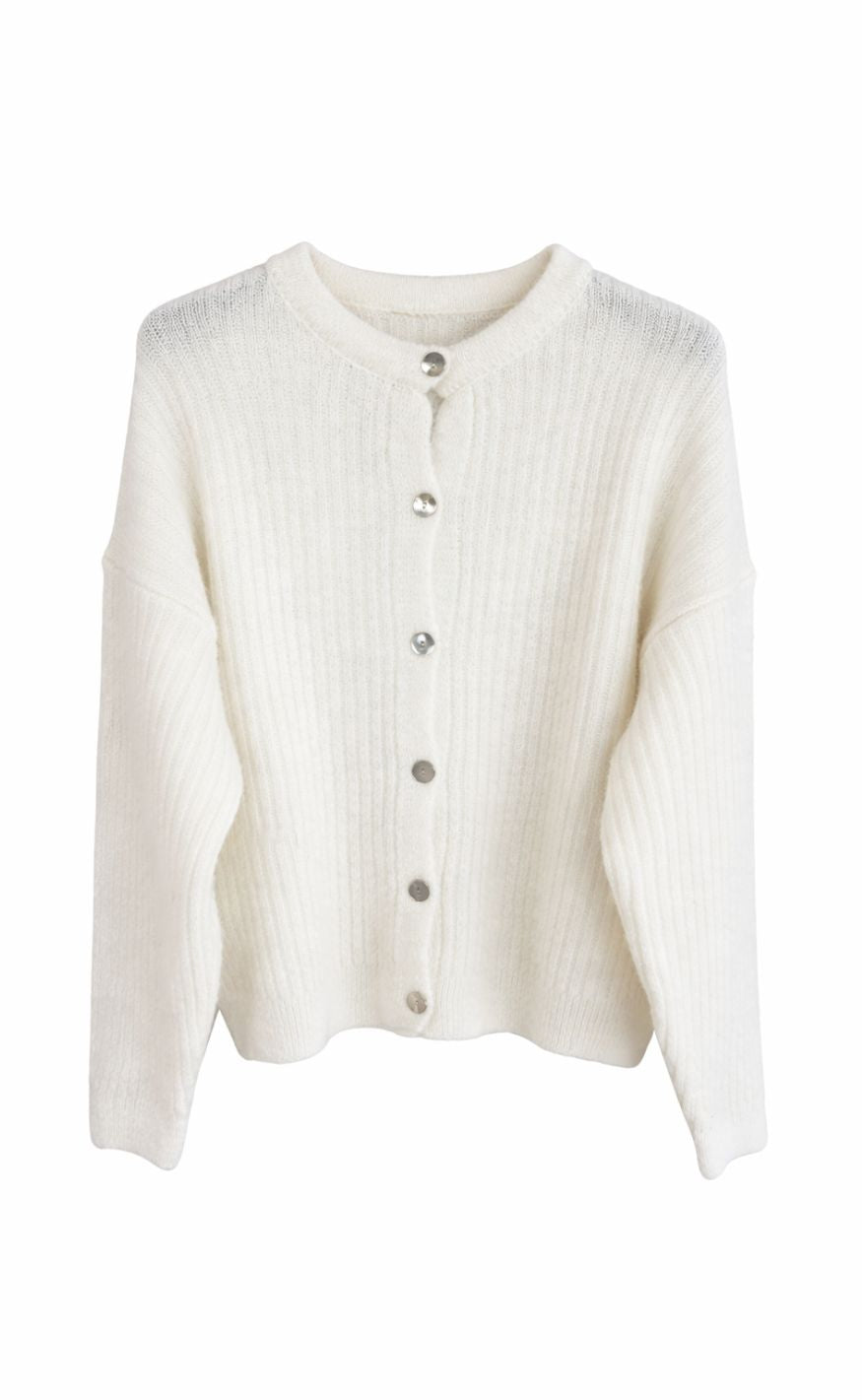 Marta Du Chateau Cardigan - Frederikke - White9501
