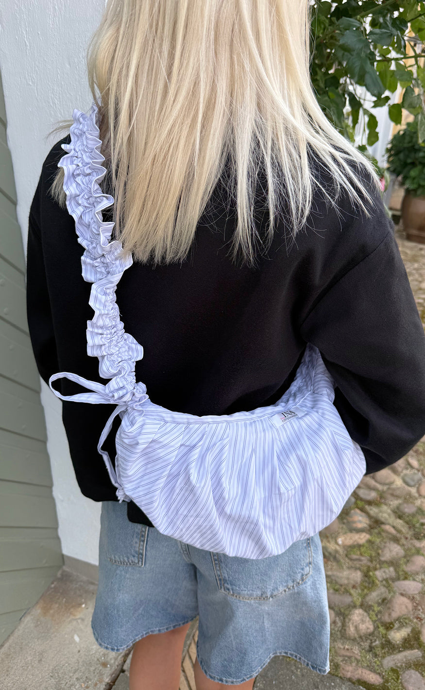 Say INA Copenhagen Veske - Dalia Striped - White W. Stripes