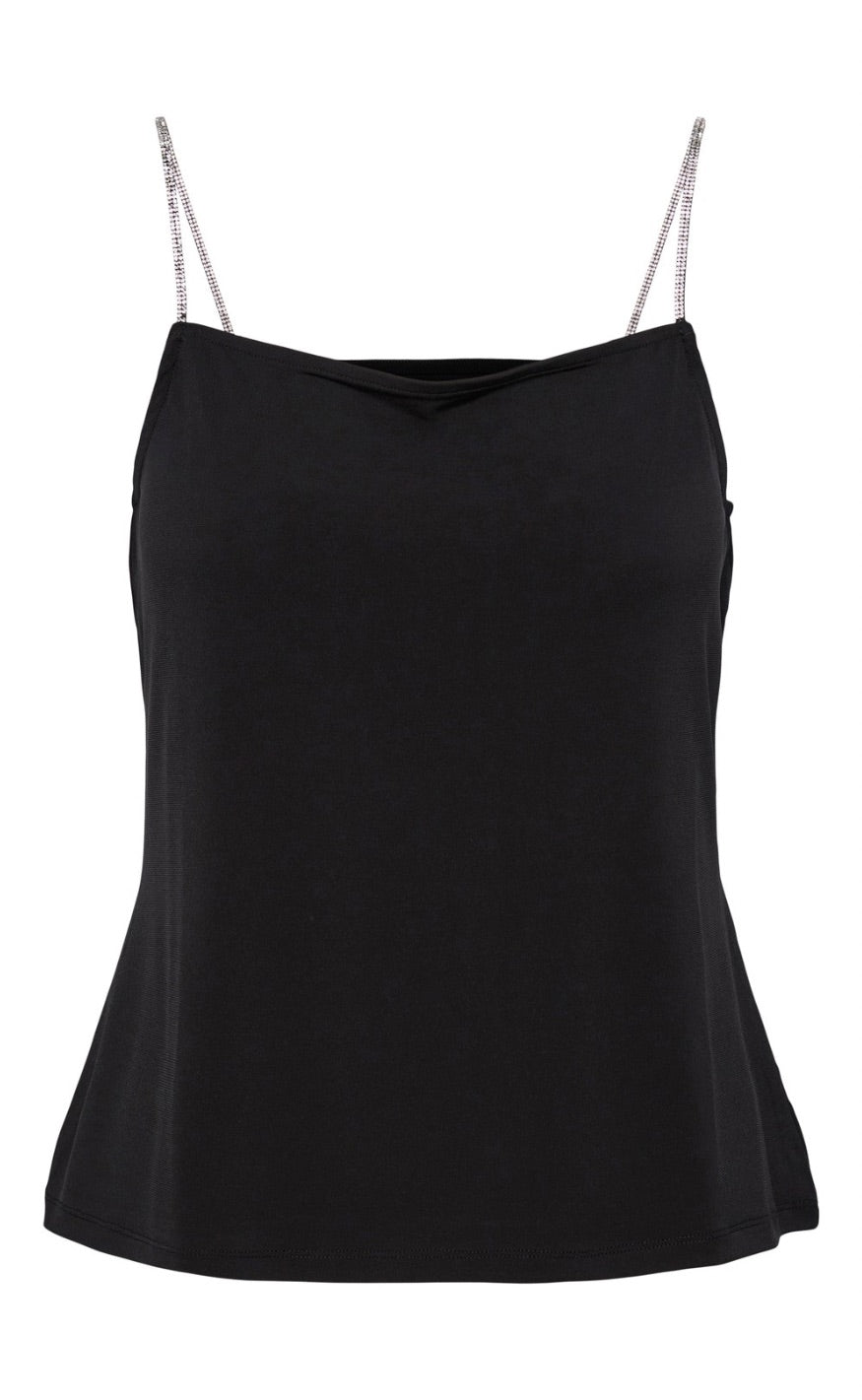 Pieces Topp - Silje - Black