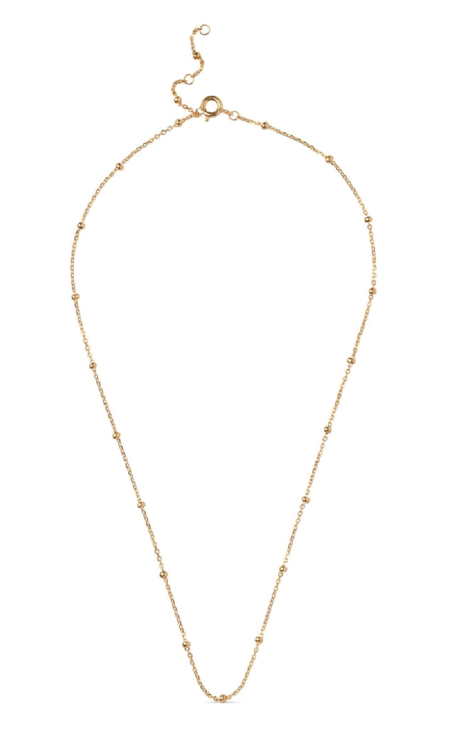 ENAMEL Copenhagen Halskjede - Beaded Chain - Gold colour