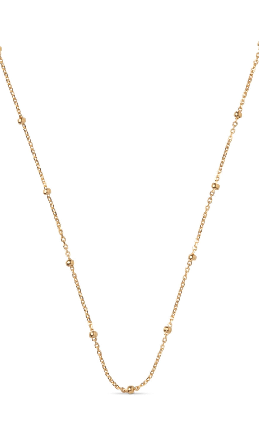 ENAMEL Copenhagen Halskjede - Beaded Chain - Gold colour