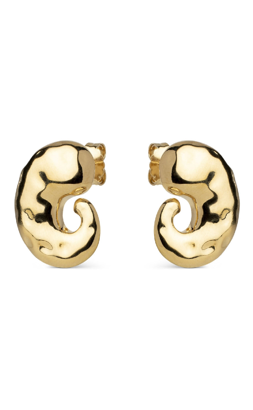 ENAMEL Copenhagen Øreringer - Carya - Gold Colour
